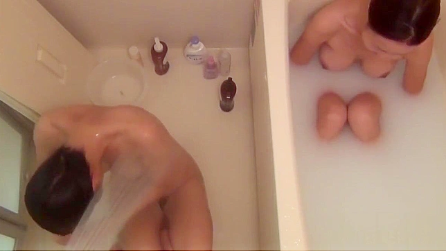 Caught on Camera ~ 18+ year-old Asian Beauty Takes a Sensual Bath and Teases Herself!