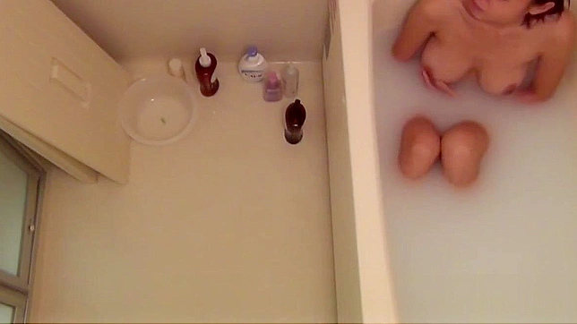 Caught on Camera ~ 18+ year-old Asian Beauty Takes a Sensual Bath and Teases Herself!