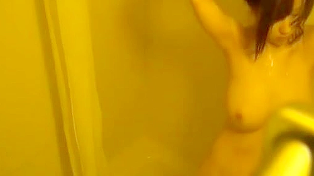 Caught on Camera ~ Watch This Luscious Asian Enchantress Take a Steamy Shower!