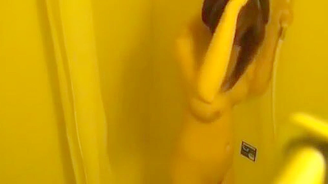 Caught on Camera ~ Watch This Luscious Asian Enchantress Take a Steamy Shower!