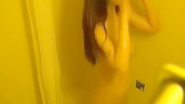 Caught on Camera ~ Watch This Luscious Asian Enchantress Take a Steamy Shower!