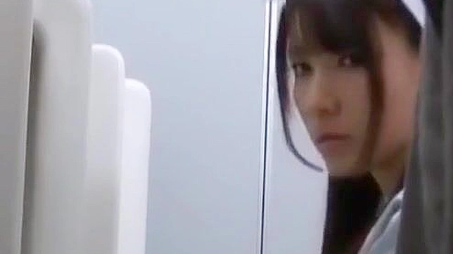 JAV Enchantress Flaunting Her Alluring Body While Drinking Piss in the Bathroom - Must-Watch!