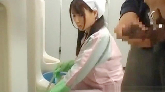 JAV Enchantress Flaunting Her Alluring Body While Drinking Piss in the Bathroom - Must-Watch!