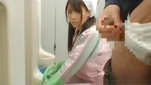 JAV Enchantress Flaunting Her Alluring Body While Drinking Piss in the Bathroom - Must-Watch!