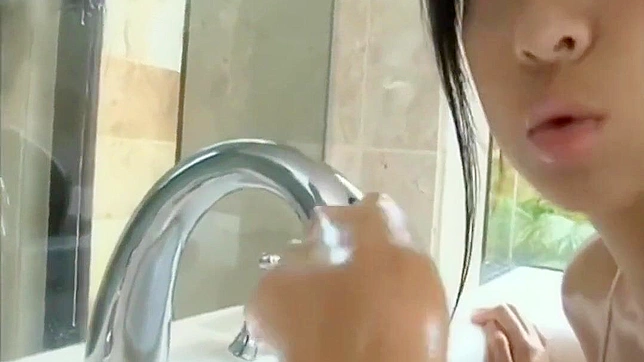 Check out the Luscious Jap in the Bathroom - Exclusive JAV Video!