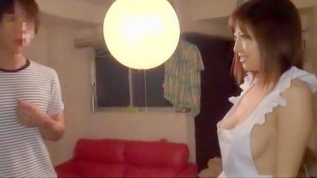 Japanese babe Yuria Sonoda sucks a guy before getting her cunt banged and creampied!