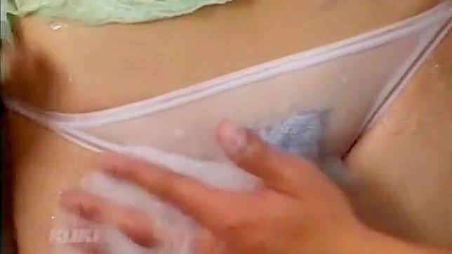 Japanese Beauty in Sensual Shower ~ A Must-Watch for Small Tits Fans!