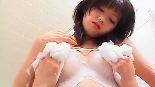 Japanese enchantress Yuki Mothida's luscious ass in Exotic Doggy Style JAV scene