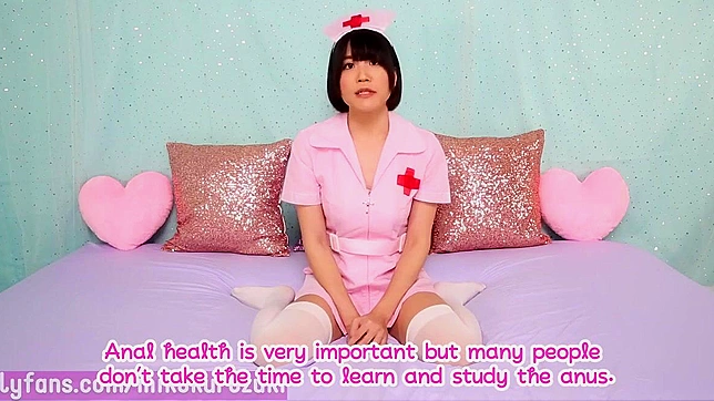 Japanese Nurse Miko Kurozuki Takes It All - Gapes After Messy Blowjob