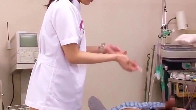 Japanese Nurses Expose their Luscious Figures while Tending to Patients!