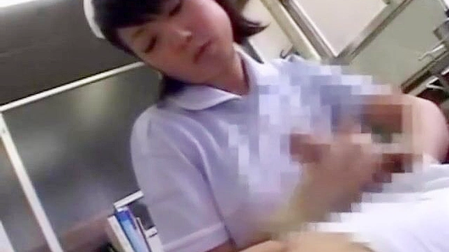 Naughty Nurse's Skilled Hand Job ~ A Japanese Delight