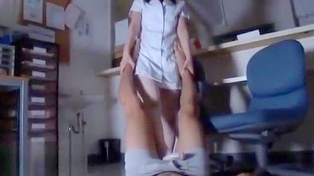 Jav Fetish ~ Alluring Nurse with White Pantyhose in Sensual sex sesh