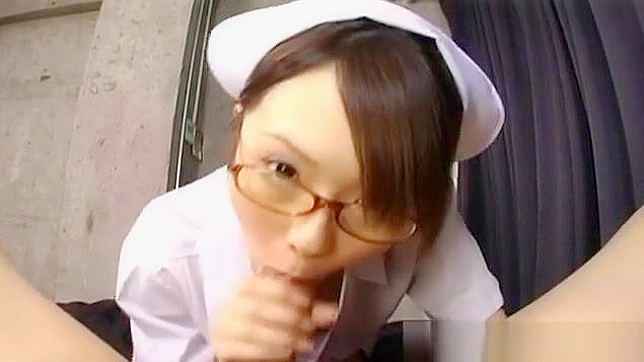 Naughty Nurse Yuri Kousaka's Exquisite Head-Giving Skills ~ A JAV Treat for Your Eyes!