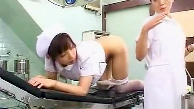 Japanese MILF Nurse Exclusive ~ Anal Pleasure with a Coworker's Dildo!