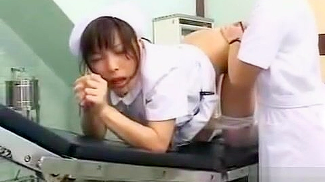 Japanese MILF Nurse Exclusive ~ Anal Pleasure with a Coworker's Dildo!