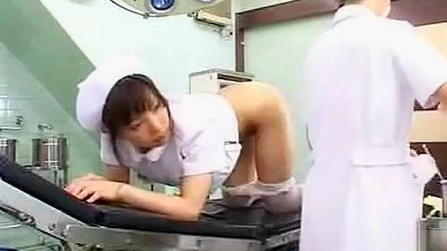 Japanese MILF Nurse Exclusive ~ Anal Pleasure with a Coworker's Dildo!