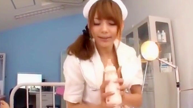 Japanese Enchantress Gets Her Luscious Tits Licked by a Sexy Nurse