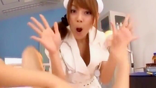 Japanese Enchantress Gets Her Luscious Tits Licked by a Sexy Nurse