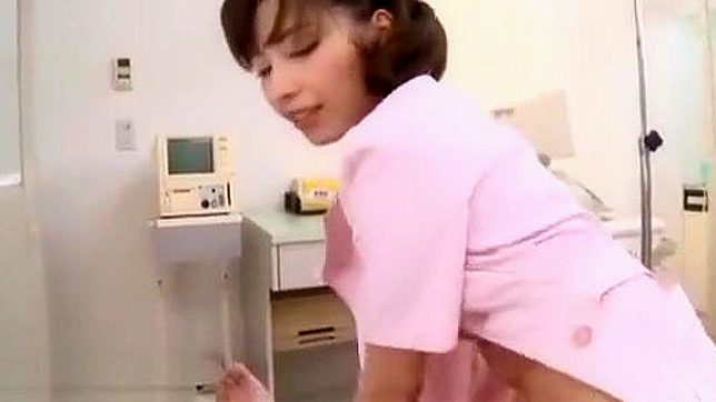 Meet the Luscious JAV Nurse with a Hairy Pussy Who Knows How to Fuck Her Patients!