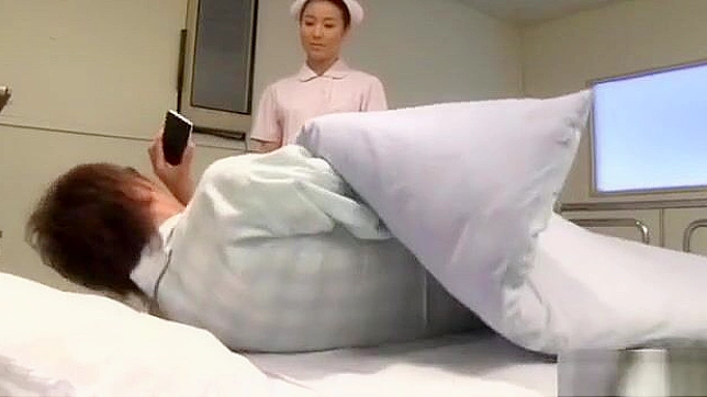 Adorable japanese girl gets her hairy cunt toyed and slammed