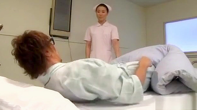 Adorable japanese girl gets her hairy cunt toyed and slammed