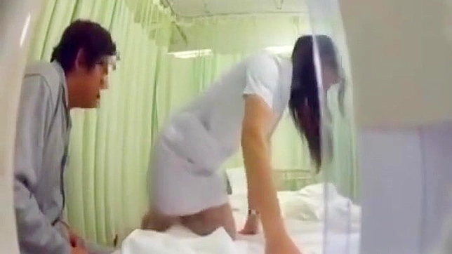 Watch as a luscious nurse pleasures herself in private!