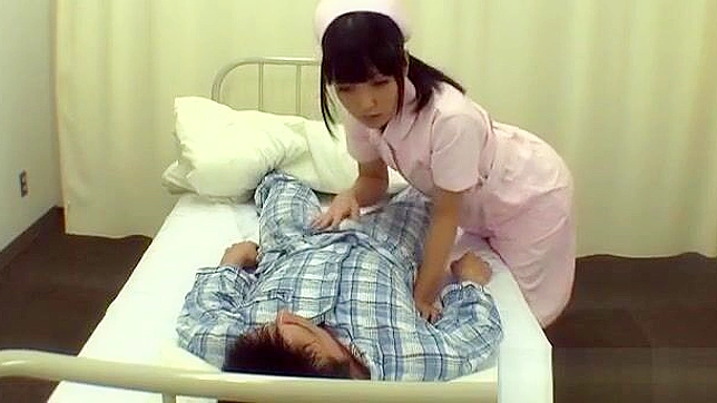 JAV Nurse Fetish ~ Threesome with Huge Cocks