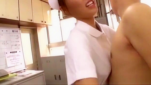 Japanese MILF Goes Wild with a Huge Cock ~ A Naughty Nurse's Pleasure Ride!