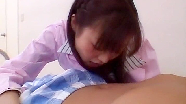 Japanese AV Model Turns into Naughty Nurse for a Sizzling Banging Session with Patient