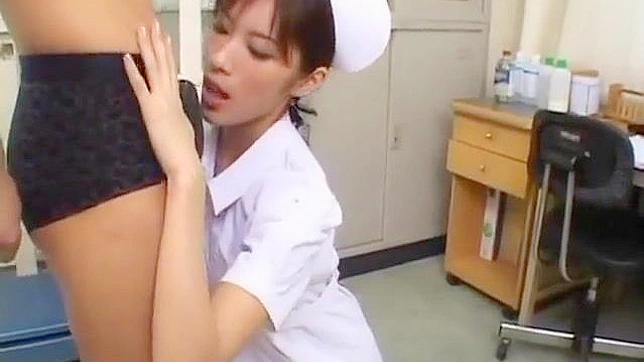 JAV Slutty Nurse Gives the Perfect Treatment to Her Patient and Herself!