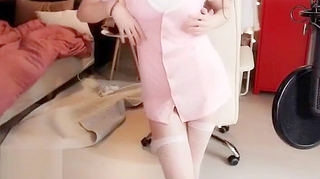 Unveil the Alluring Korean Teen in Sexy Nurse Uniform - 18+ Only!