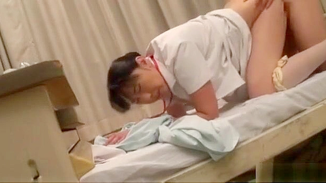 JAV Beauty ~ Alluring Nurse Gives Steamy Blowjob to Lucky Guy