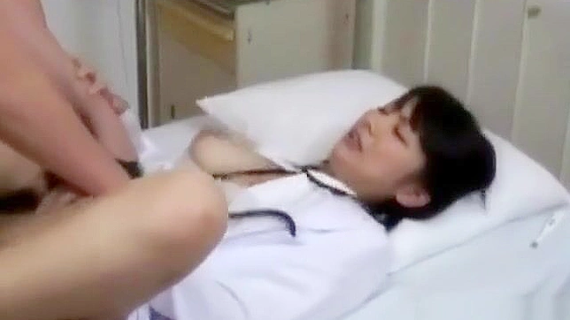 Japanese Nurse Gets Filled with Cum in Her Mouth