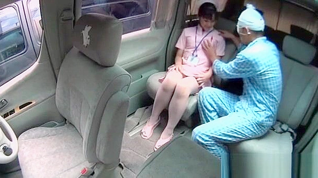 JAV Nurse Gets Naughty in the Car ~ Exclusive Cam Footage Reveals All!