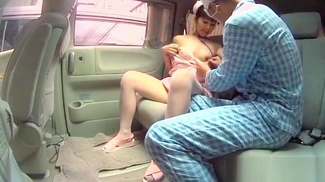 JAV Nurse Gets Naughty in the Car ~ Exclusive Cam Footage Reveals All!