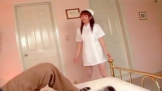 Aki Yatoh ~ Luscious Asian Nurse Rides Top in Sensual 2-Part Video