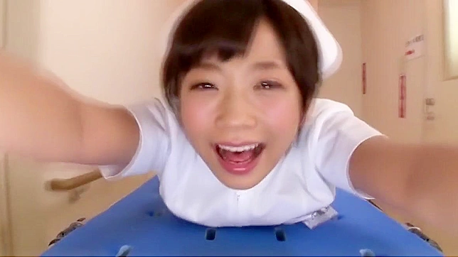 JAV Scene ~ Horny Japanese Girl in Fabulous Nurse Outfit Gives Mind-Blowing Handjob