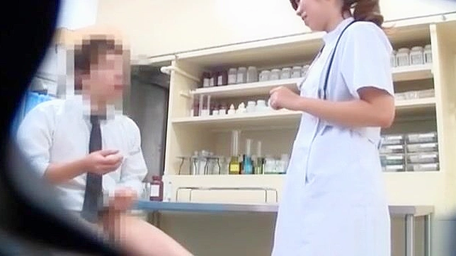 Japanese Nurse's Sizzling Seduction Caught on Camera!