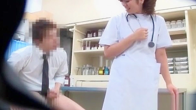 Japanese Nurse's Sizzling Seduction Caught on Camera!