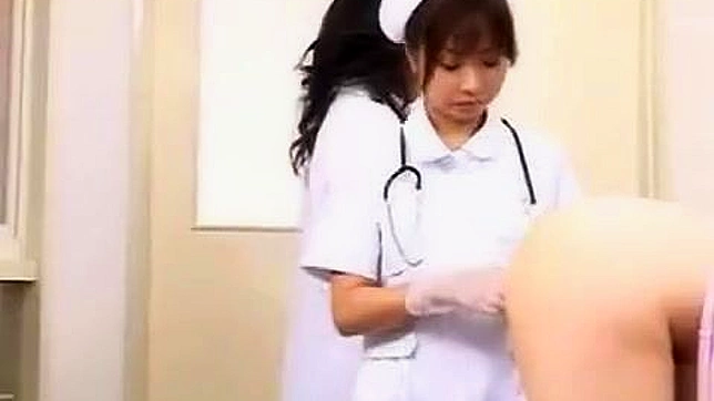 Uncensored Hentai Japanese Nurse Desk Horny Masturbation Big Ass