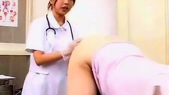 Uncensored Hentai Japanese Nurse Desk Horny Masturbation Big Ass