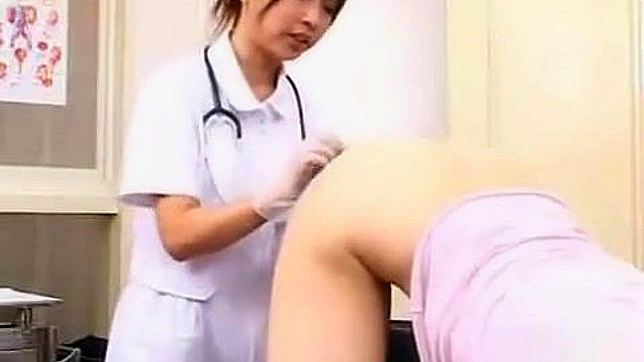 Uncensored Hentai Japanese Nurse Desk Horny Masturbation Big Ass