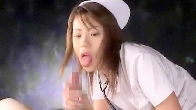 World of Naughty Nurses! Get Ready for an Exotic Japanese Slut in Handjob JAV Clip