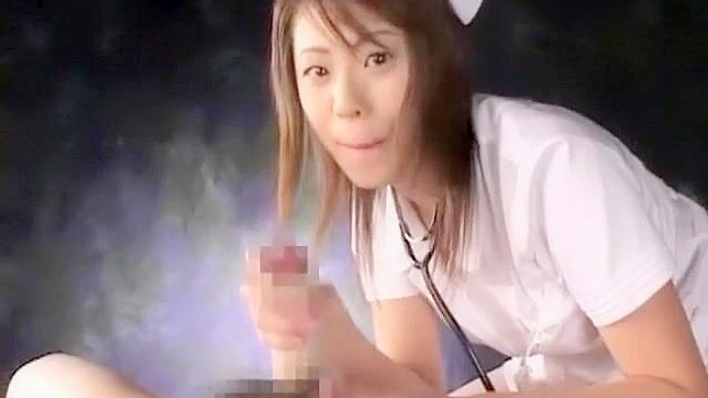 World of Naughty Nurses! Get Ready for an Exotic Japanese Slut in Handjob JAV Clip