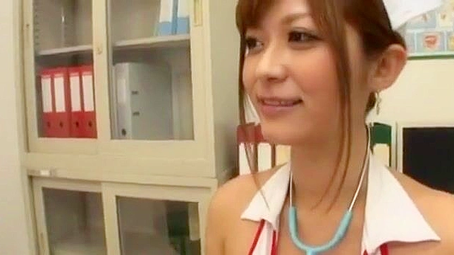 HMJM - Japanese Nurse fresh neat busty college student agonizes