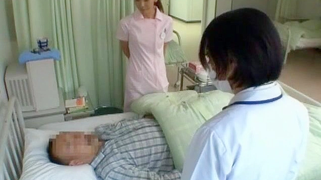 Japanese Beauty Mio Kuraki, Chika Eiro, and Imai Natsumi in Thrilling Cumshots Scene as Nurses