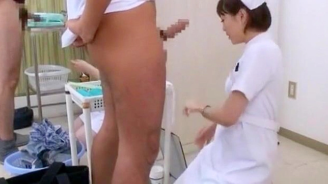 Japanese Beauties Yuri Aine, Aya Sakuraba, and Reiko Nakamori in Sensual Nurse JAV Video