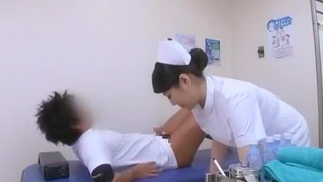 Japanese Beauties Yuri Aine, Aya Sakuraba, and Reiko Nakamori in Sensual Nurse JAV Video