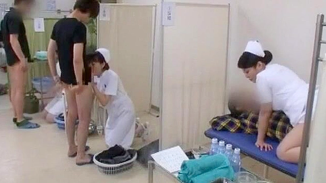 Japanese Beauties Yuri Aine, Aya Sakuraba, and Reiko Nakamori in Sensual Nurse JAV Video