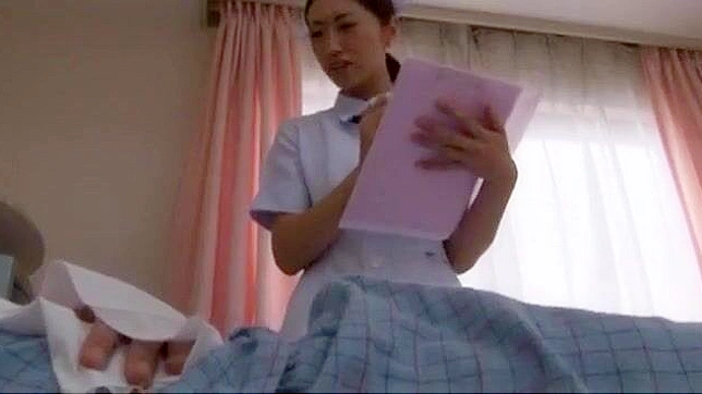 Japanese Enchantress Yuri Kashiwaga in Mind-Blowing Nurse POV ~ JAV Clip